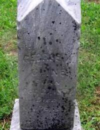 G.W. Cline - grave marker