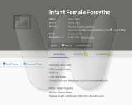 Baby Infant Forsythe - Possible Stillborn