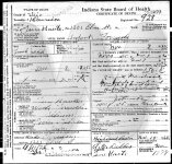 Infant Forsythe - Death Certificate