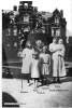 Eloise, Bernice, Wade Jr., Alberta, Elsie &amp; Harry (1922 in front of Orphanage)